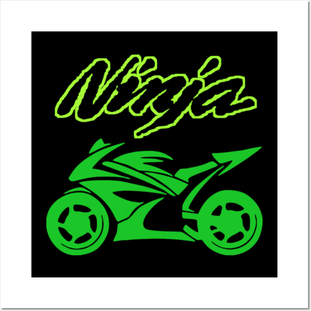 Kawasaki Ninja Wall Art by Farhan S